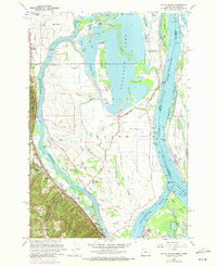 Download a high-resolution, GPS-compatible USGS topo map for Sauvie Island, OR (1972 edition)