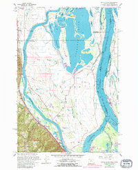 Download a high-resolution, GPS-compatible USGS topo map for Sauvie Island, OR (1979 edition)