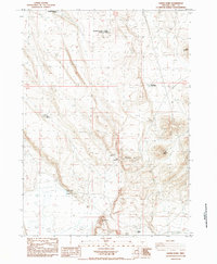 Download a high-resolution, GPS-compatible USGS topo map for Sawed Horn, OR (1984 edition)