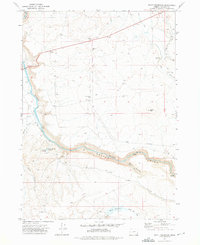 Download a high-resolution, GPS-compatible USGS topo map for Scott Reservoir, OR (1975 edition)