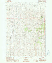 Download a high-resolution, GPS-compatible USGS topo map for Scratch Post Butte, OR (1990 edition)