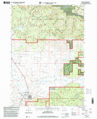 Download a high-resolution, GPS-compatible USGS topo map for Seneca, OR (2000 edition)