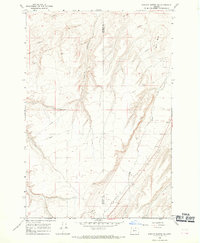 Download a high-resolution, GPS-compatible USGS topo map for Service Buttes NW, OR (1969 edition)
