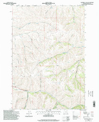 Download a high-resolution, GPS-compatible USGS topo map for Sevenmile Creek, OR (1998 edition)