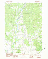 Download a high-resolution, GPS-compatible USGS topo map for Shady Cove, OR (1983 edition)