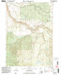 preview thumbnail of historical topo map of Klamath County, OR in 2004