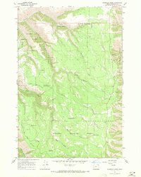 Download a high-resolution, GPS-compatible USGS topo map for Shamrock Creek, OR (1971 edition)