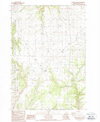Download a high-resolution, GPS-compatible USGS topo map for Shaniko Junction, OR (1988 edition)