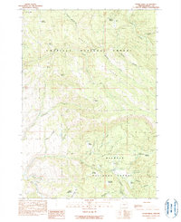Download a high-resolution, GPS-compatible USGS topo map for Sharp Ridge, OR (1990 edition)