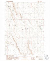 Download a high-resolution, GPS-compatible USGS topo map for Sharp Top, OR (1986 edition)