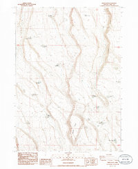 Download a high-resolution, GPS-compatible USGS topo map for Sheep Rock, OR (1986 edition)