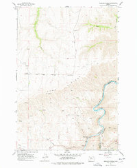 Download a high-resolution, GPS-compatible USGS topo map for Sherars Bridge, OR (1978 edition)