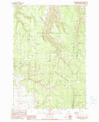 Download a high-resolution, GPS-compatible USGS topo map for Sherod Meadows, OR (1990 edition)