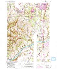 Download a high-resolution, GPS-compatible USGS topo map for Sherwood, OR (1991 edition)
