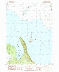 Download a high-resolution, GPS-compatible USGS topo map for Shoalwater Bay, OR (1985 edition)