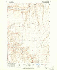 Download a high-resolution, GPS-compatible USGS topo map for Shutler Flat, OR (1965 edition)