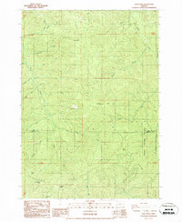 Download a high-resolution, GPS-compatible USGS topo map for Silica Mtn, OR (1986 edition)