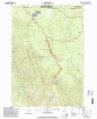 Download a high-resolution, GPS-compatible USGS topo map for Silver Butte, OR (1998 edition)