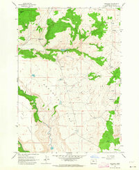 Download a high-resolution, GPS-compatible USGS topo map for Simnasho, OR (1964 edition)
