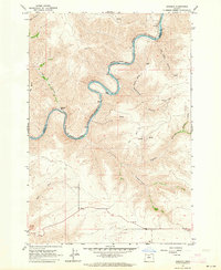 Download a high-resolution, GPS-compatible USGS topo map for Sinamox, OR (1964 edition)