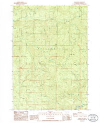 Download a high-resolution, GPS-compatible USGS topo map for Sinker Mtn, OR (1986 edition)