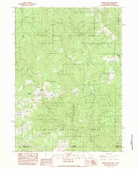 Download a high-resolution, GPS-compatible USGS topo map for Siskiyou Peak, OR (1983 edition)