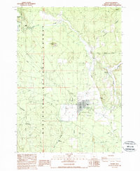 Download a high-resolution, GPS-compatible USGS topo map for Sisters, OR (1988 edition)