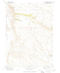 Download a high-resolution, GPS-compatible USGS topo map for Skull Creek Butte, OR (1974 edition)
