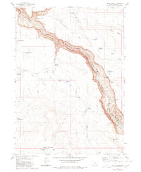 Download a high-resolution, GPS-compatible USGS topo map for Skull Creek, OR (1980 edition)