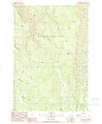 Download a high-resolution, GPS-compatible USGS topo map for Sled Springs, OR (1990 edition)