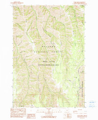 Download a high-resolution, GPS-compatible USGS topo map for Sleepy Ridge, OR (1990 edition)