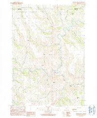 Download a high-resolution, GPS-compatible USGS topo map for Slickear Mtn, OR (1990 edition)