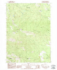 Download a high-resolution, GPS-compatible USGS topo map for Soda Mountain, OR (1988 edition)