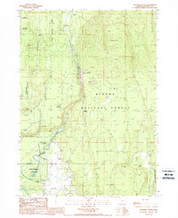 Download a high-resolution, GPS-compatible USGS topo map for Soloman Butte, OR (1988 edition)