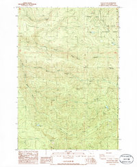 Download a high-resolution, GPS-compatible USGS topo map for Soosap Peak, OR (1986 edition)