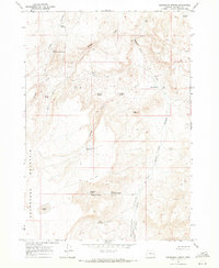 Download a high-resolution, GPS-compatible USGS topo map for Sourdough Spring, OR (1971 edition)
