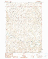 Download a high-resolution, GPS-compatible USGS topo map for South Mountain, OR (1990 edition)