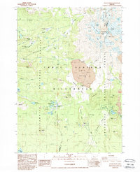 Download a high-resolution, GPS-compatible USGS topo map for South Sister, OR (1988 edition)