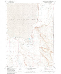 Download a high-resolution, GPS-compatible USGS topo map for Southeast Harney Lake, OR (1980 edition)