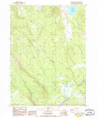 Download a high-resolution, GPS-compatible USGS topo map for Spencer Creek, OR (1986 edition)