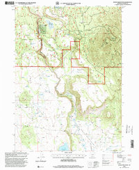 Download a high-resolution, GPS-compatible USGS topo map for Spodue Mountain, OR (2000 edition)