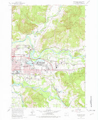 Download a high-resolution, GPS-compatible USGS topo map for Springfield, OR (1982 edition)