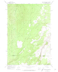 Download a high-resolution, GPS-compatible USGS topo map for Squaw Back Ridge, OR (1974 edition)