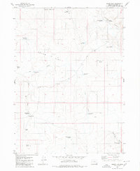 Download a high-resolution, GPS-compatible USGS topo map for Squaw Flat, OR (1980 edition)