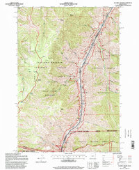 Download a high-resolution, GPS-compatible USGS topo map for Squirrel Prairie, OR (1999 edition)