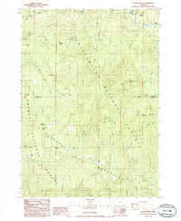 Download a high-resolution, GPS-compatible USGS topo map for Staley Ridge, OR (1986 edition)