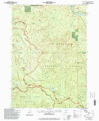 Download a high-resolution, GPS-compatible USGS topo map for Staley Ridge, OR (1998 edition)