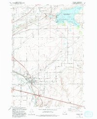 Download a high-resolution, GPS-compatible USGS topo map for Stanfield, OR (1993 edition)