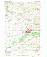 Download a high-resolution, GPS-compatible USGS topo map for Stayton, OR (1971 edition)
