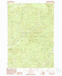 Download a high-resolution, GPS-compatible USGS topo map for Steins Pillar, OR (1990 edition)